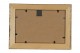LCA.176 CORNICE 40X40 SAGOMATA NOCE FILO ORO CON VETRO