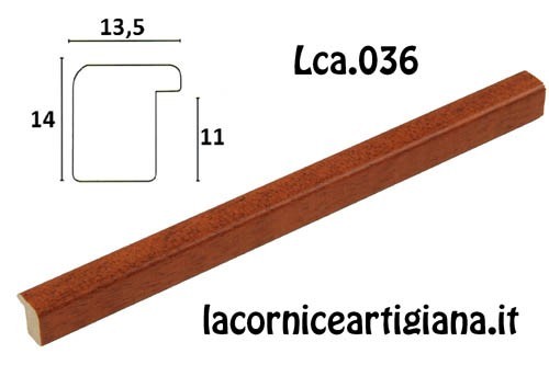 LCA.036 CORNICE 17,6X25 B5 BOMBERINO CILIEGIO OPACO CON VETRO