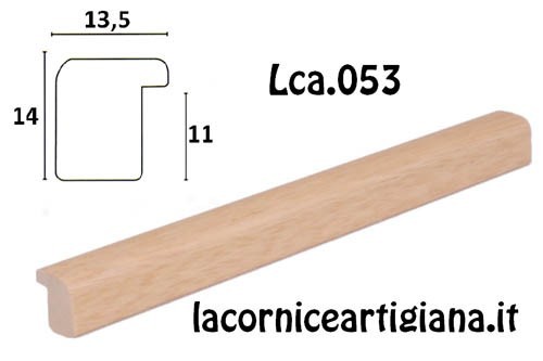 LCA.053 CORNICE 21X29,7 A4 BOMBERINO NATURALE OPACO CON VETRO