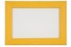 LCA.150 CORNICE 24X30 PIATTINA GIALLO OPACO CON VETRO